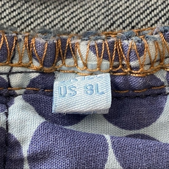 Boden Blue Denim Skinny Ankle Skimmer Mid-Rise Jeans, size 8L - Picture 12 of 15